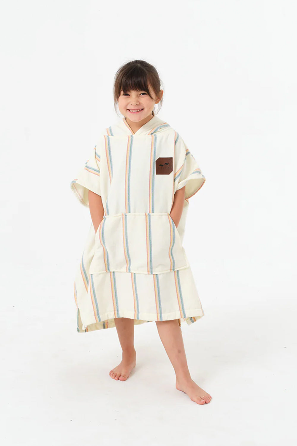 Baja Stripe Kid Poncho