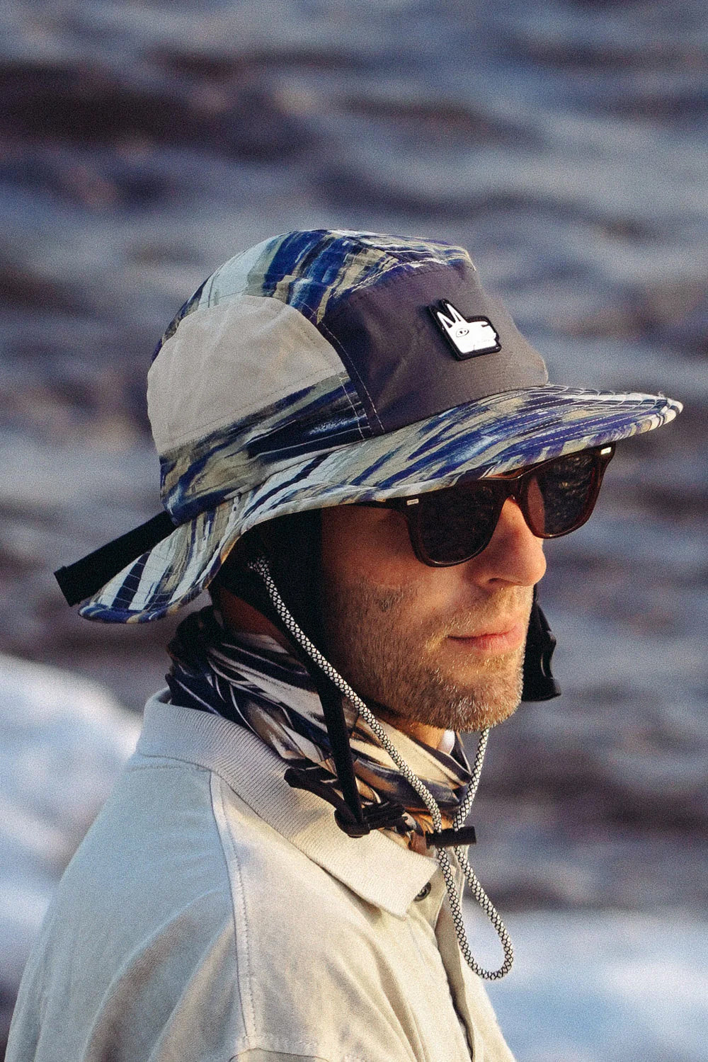 Camo Wide Surf Hat