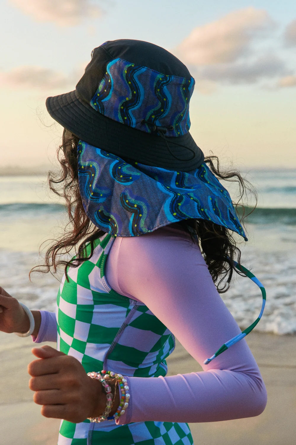 Cosmic Frolic Wide Surf Hat