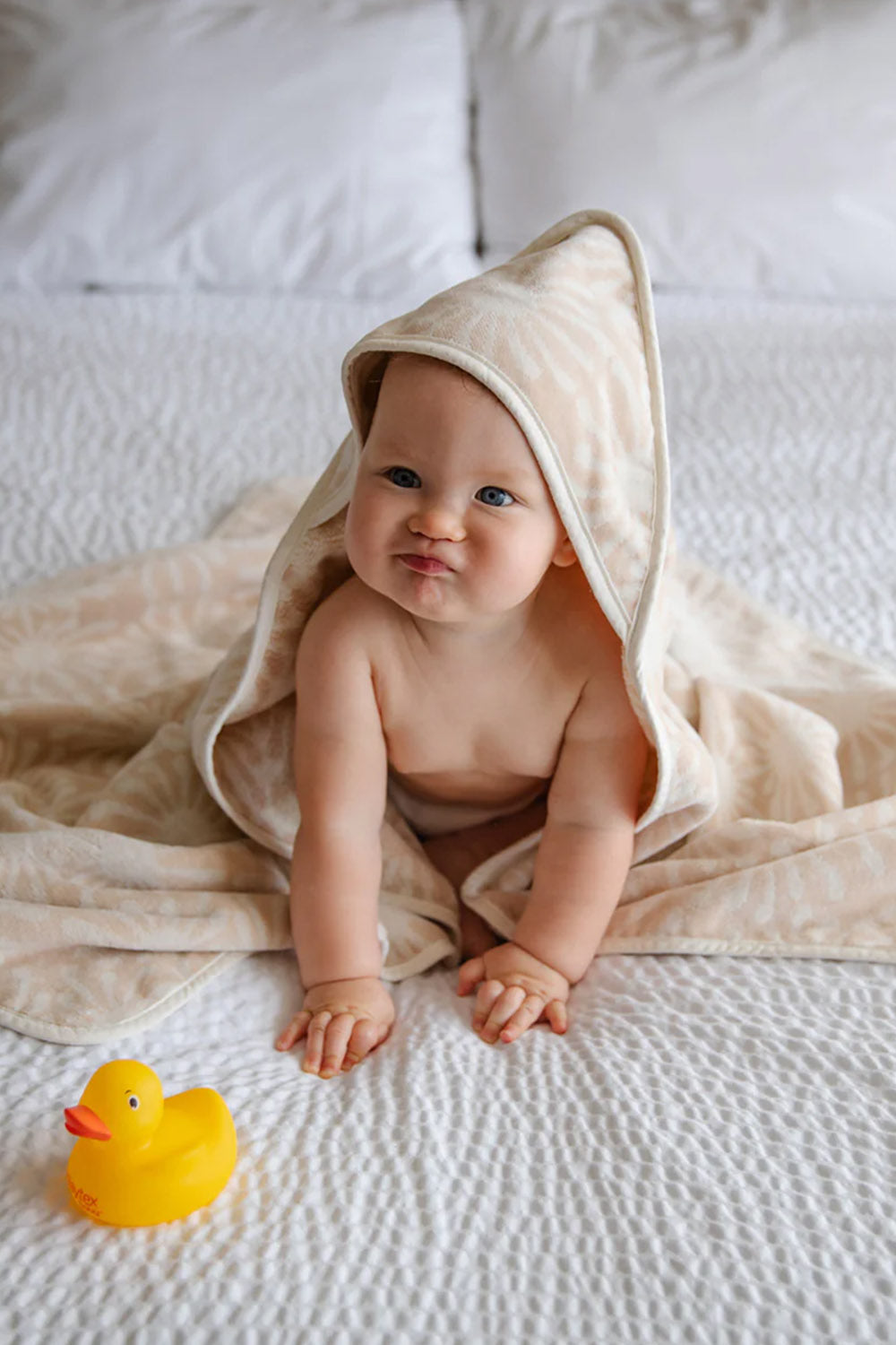 Up at Dawn Kids Hooded Towel