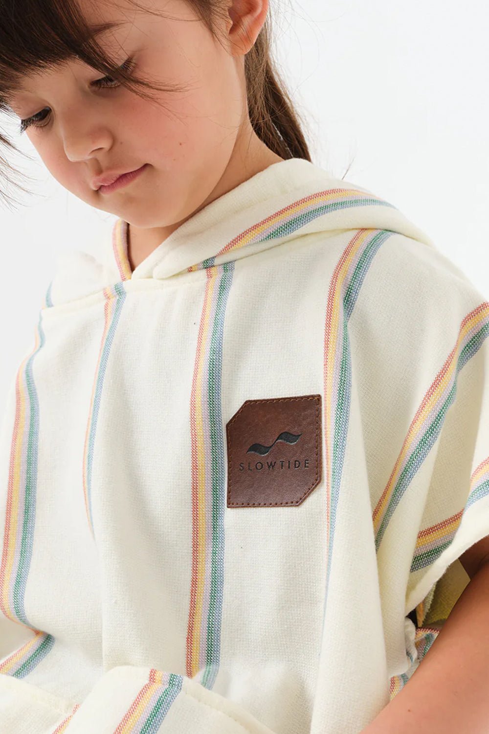 Baja Stripe Kid Poncho - Domo del Mar