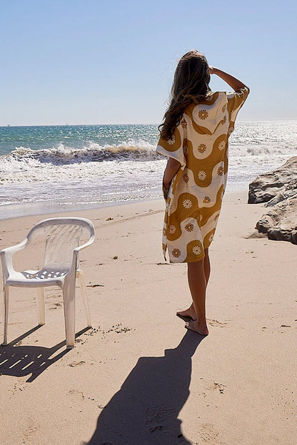 Botanical Waves Changing Poncho - Domo del Mar