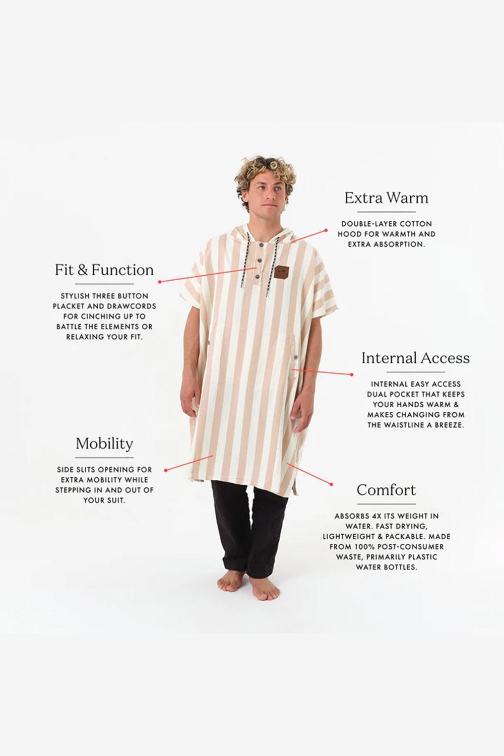 Cabana Turkish Changing Poncho - Domo del Mar